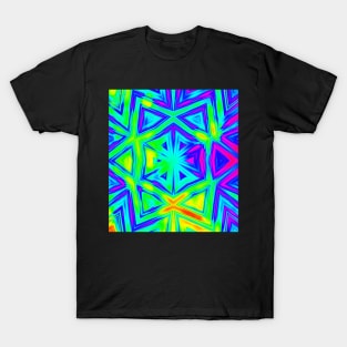 Bold rainbow kaleidoscope T-Shirt